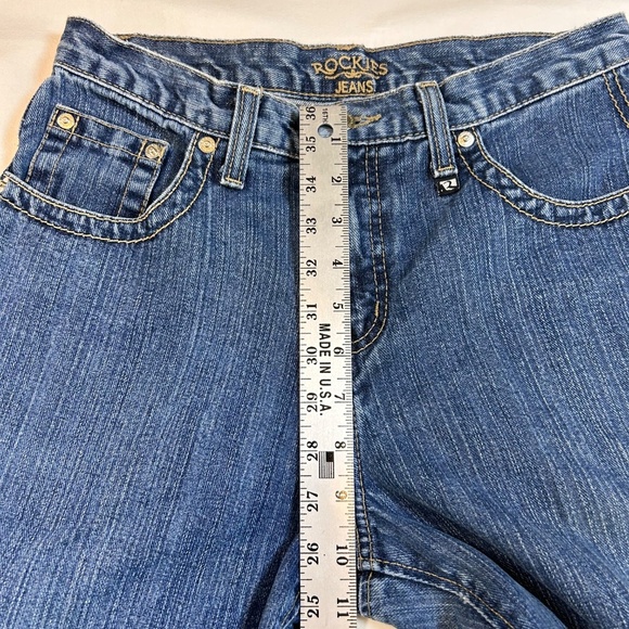 Vintage Rockies Jeans Women’s High Waisted Bareback Size 8 Extra Long EUC RARE - Picture 7 of 12